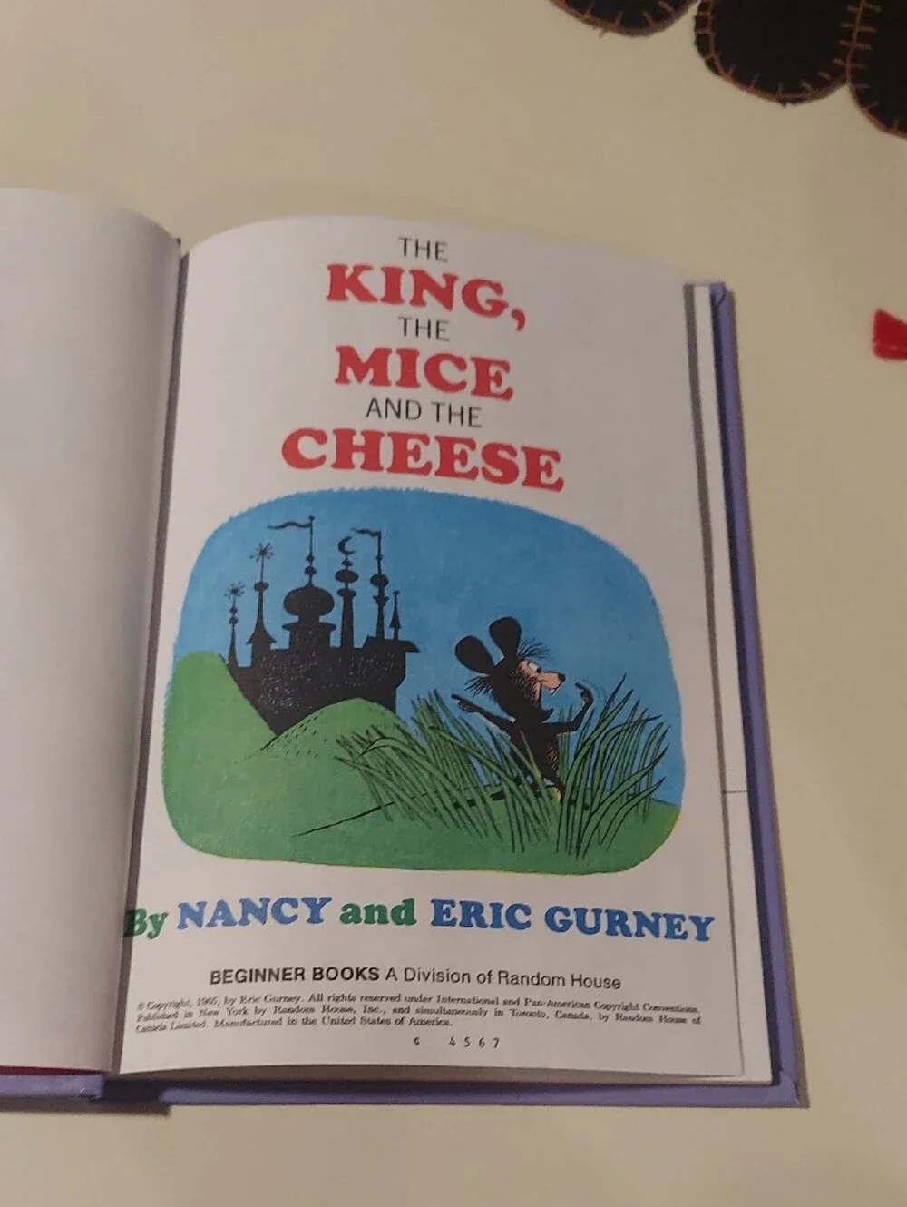 The King, The Mice And The Cheese By Nancy & Eric Gurney